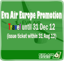 Eva Air Europe Promotion