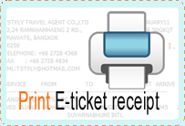 Print E-ticket receipt